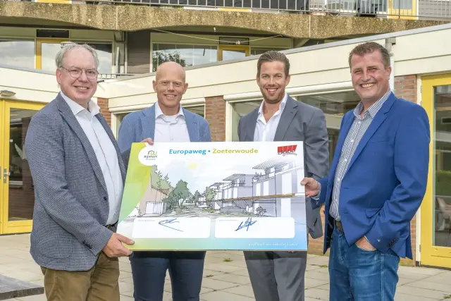 Ondertekenen jobo rijnhart zoeterwoude nieuwbouw project